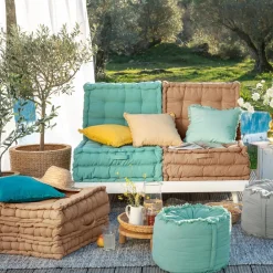 Becquet Triple coussin matelas< Décoration Textile Unie|Pouf, Matelas, Futon
