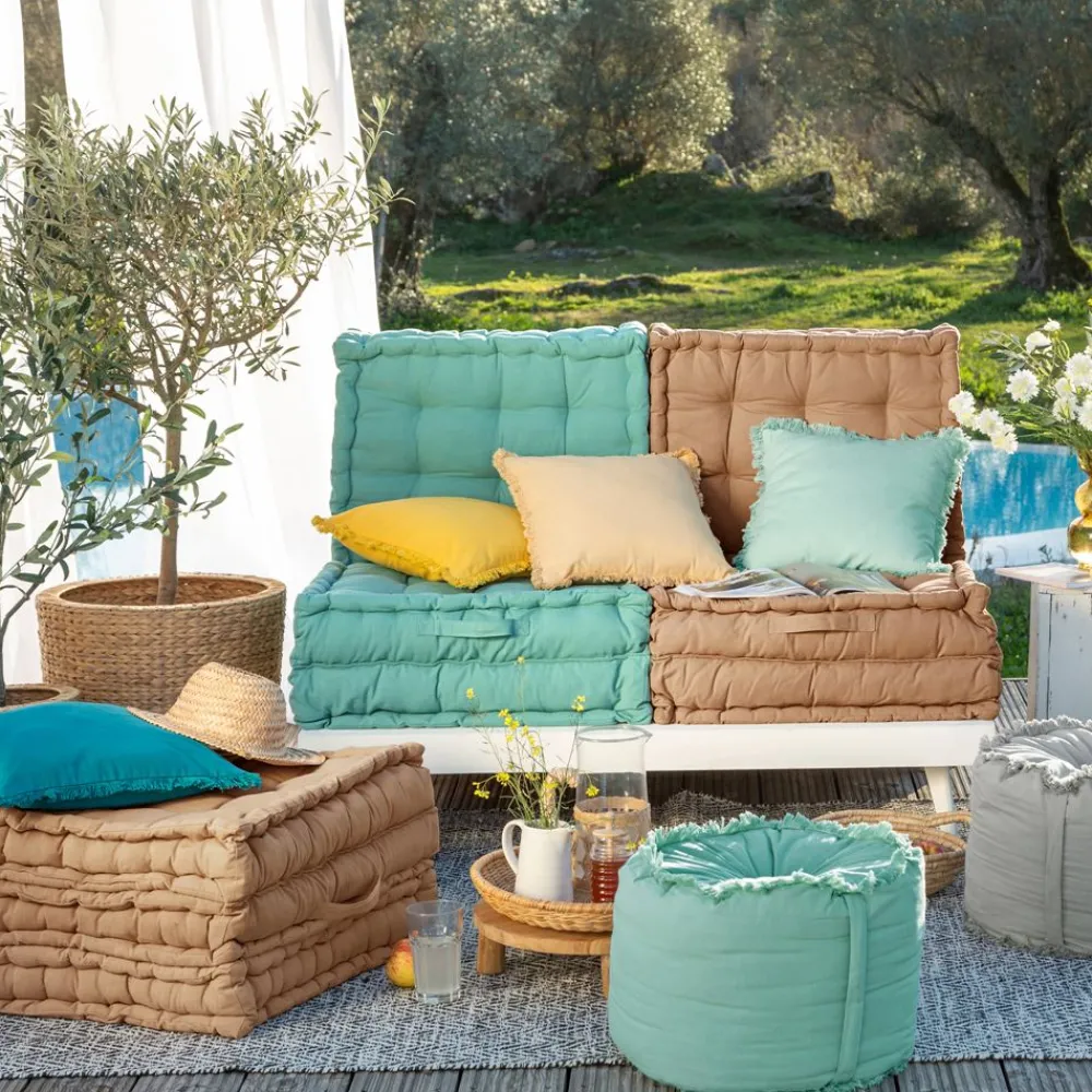 Becquet Triple coussin matelas< Décoration Textile Unie|Pouf, Matelas, Futon