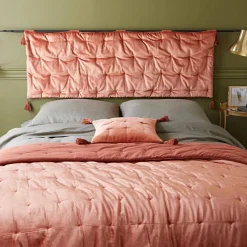Becquet Tête de lit velours moiré - CRÉATION< Décoration Textile Unie|Boutis, Jeté De Lit, Couvre Lit