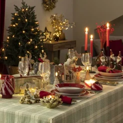 Becquet Vaisselle motif cœur et chalet - set de 4 pièces< Décoration|Art De La Table