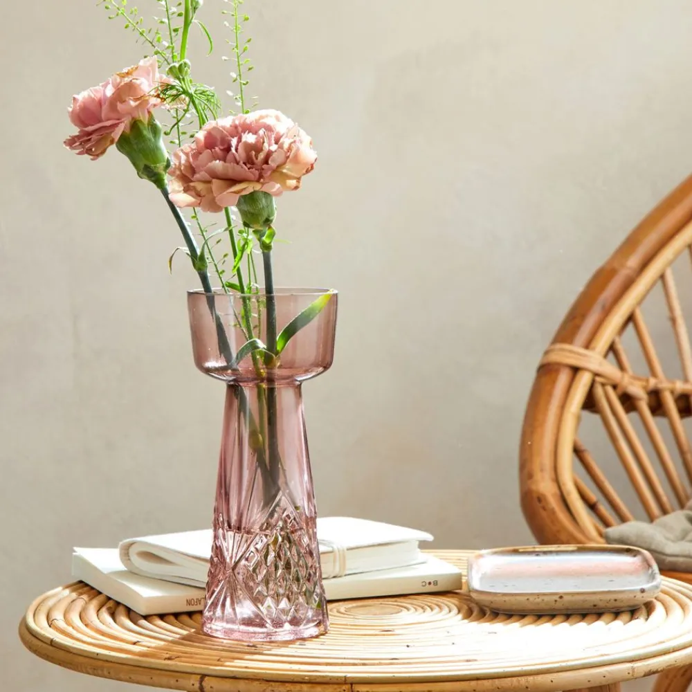 Becquet Vase bougeoir en verre coloré< Vase, Cache-Pot|Décoration