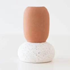 Becquet Vase décoratif bicolore< Vase, Cache-Pot|Décoration