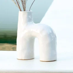 Becquet Vase forme graphique 