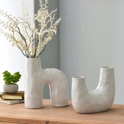 Becquet Vase forme graphique 
