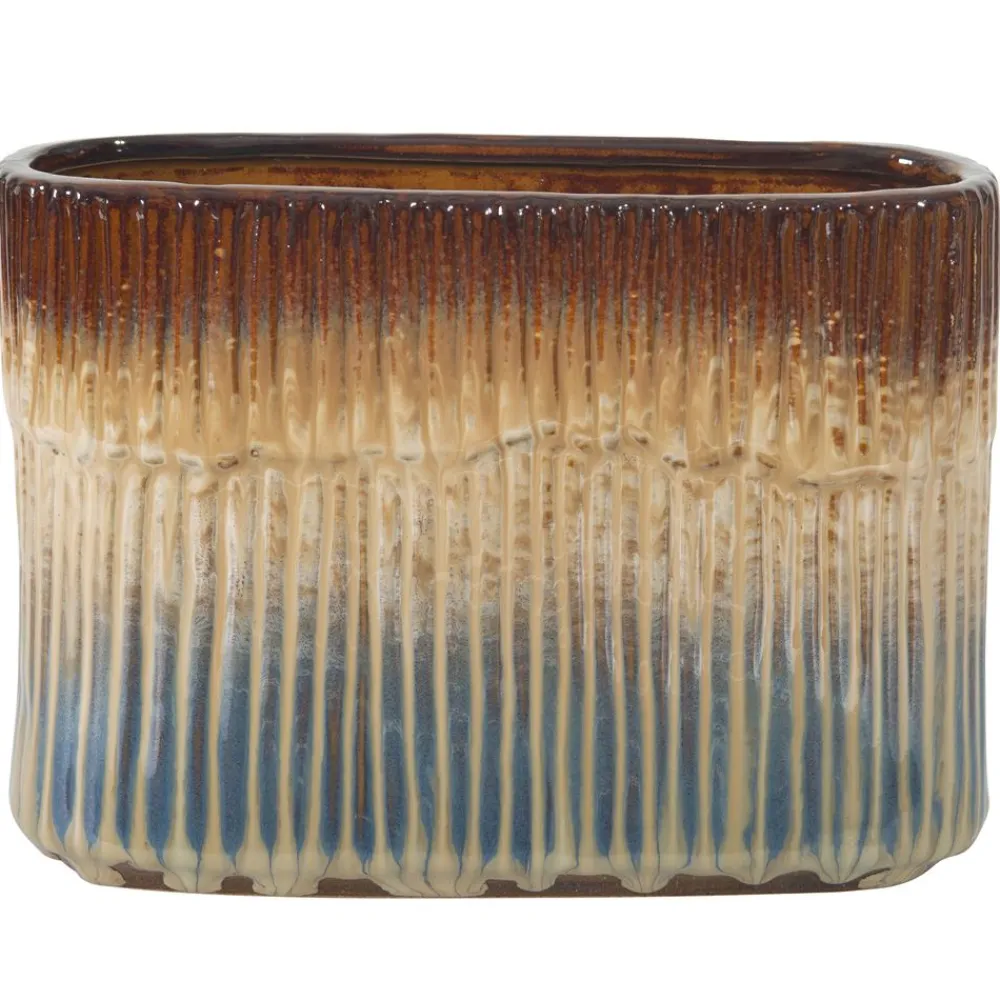 Becquet Vase ovale en céramique< Vase, Cache-Pot|Décoration
