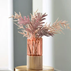 Becquet Vase verre et bois< Vase, Cache-Pot|Décoration