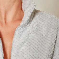 Becquet Veste polaire zippée femme<Femme Pyjama Femme|Peignoir D’Intérieur, Veste D’Intérieur