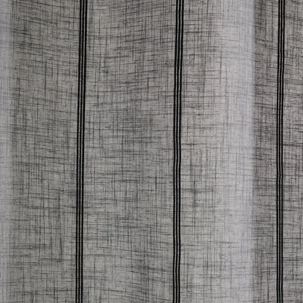 Becquet Voilage aspect brut rayures tissées< Rideau Et Déco Textile|Décoration Textile Unie