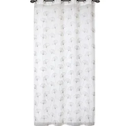 Becquet Voilage brodé feuilles< Rideau Et Déco Textile|Voilage, Panneau
