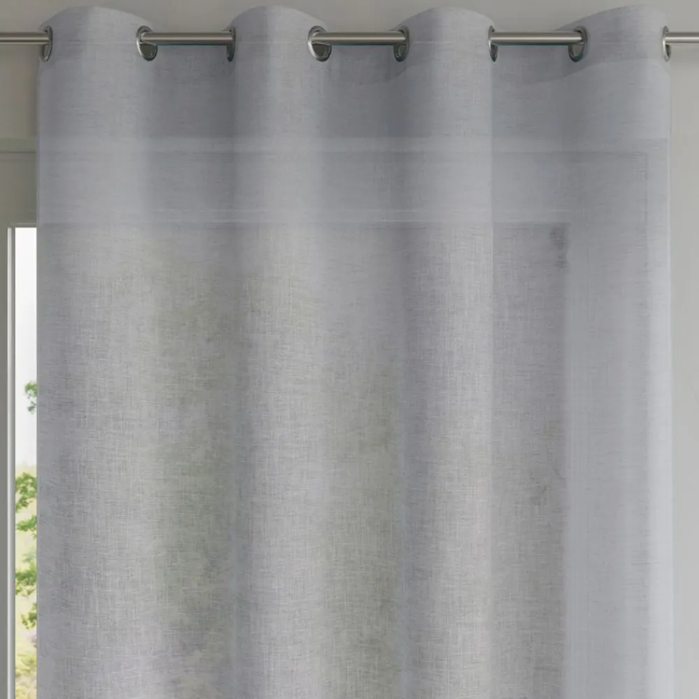 Becquet Voilage en étamine chambray< Rideau Et Déco Textile|Décoration Textile Unie