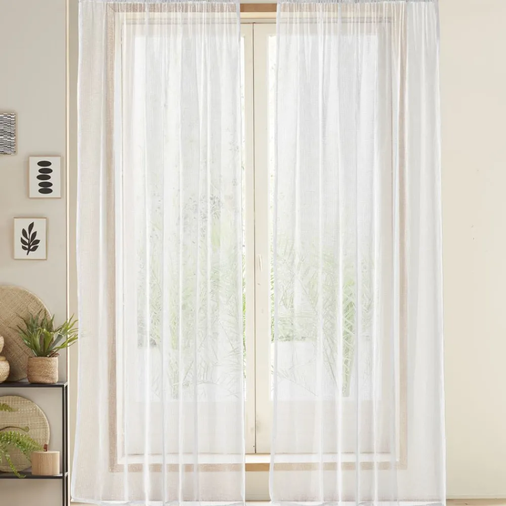 Becquet Voilage maille filet< Rideau Et Déco Textile|Décoration Textile Unie