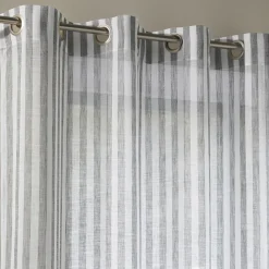 Becquet Voilage rayures chinées< Rideau Et Déco Textile|Voilage, Panneau