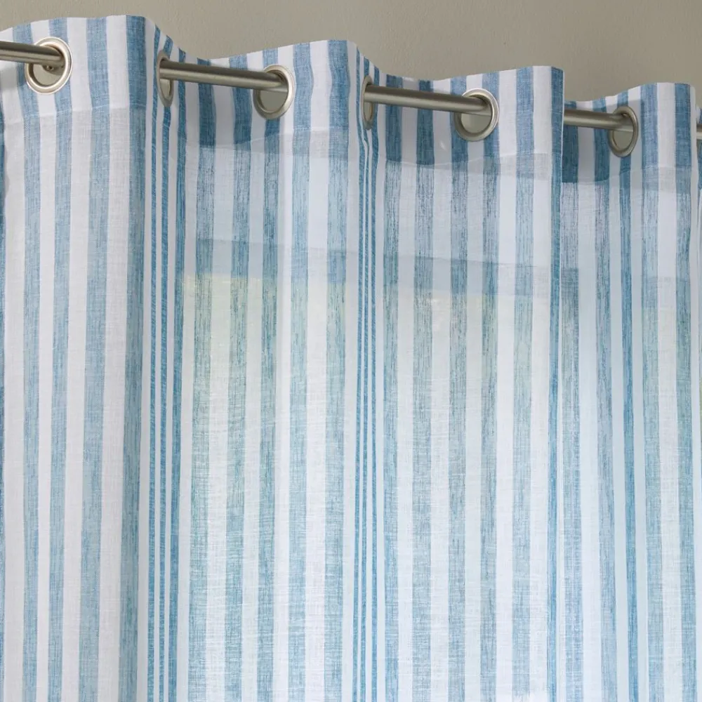 Becquet Voilage rayures chinées< Rideau Et Déco Textile|Voilage, Panneau