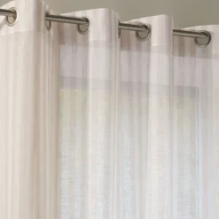 Becquet Voilage rayures chinées< Rideau Et Déco Textile|Voilage, Panneau