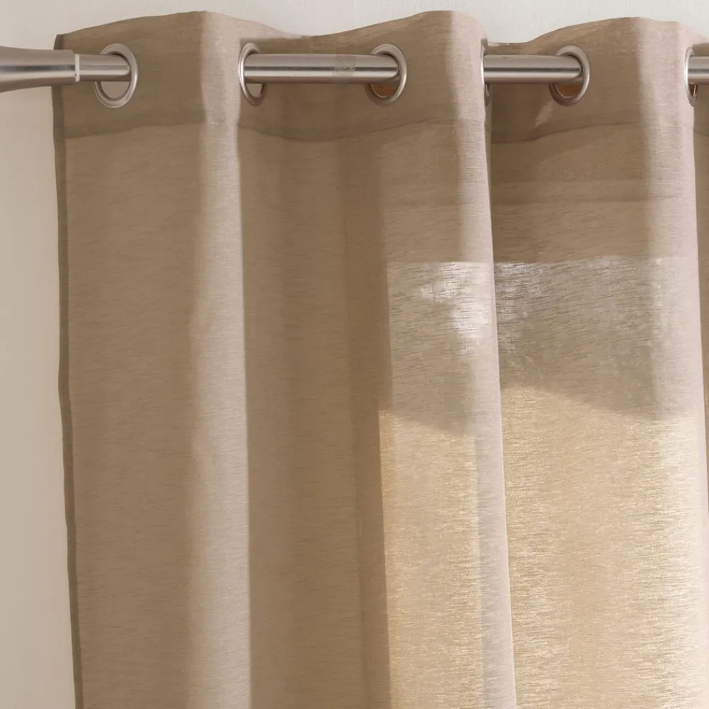 Becquet Voilage étamine aspect tramé< Rideau Et Déco Textile|Voilage, Panneau