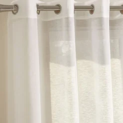 Becquet Voilage étamine aspect tramé< Rideau Et Déco Textile|Voilage, Panneau