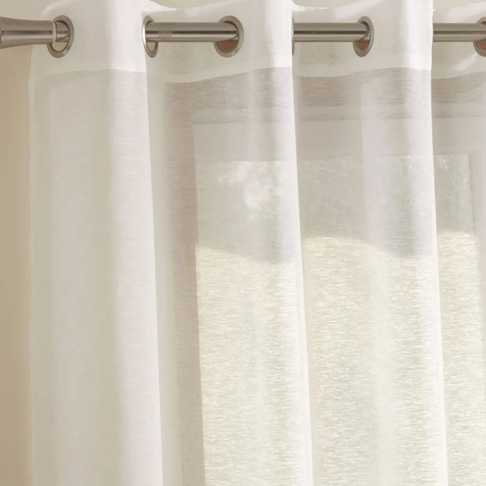 Becquet Voilage étamine aspect tramé< Rideau Et Déco Textile|Voilage, Panneau