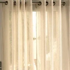 Becquet Voilage étamine fils upcyclés< Rideau Et Déco Textile|Voilage, Panneau