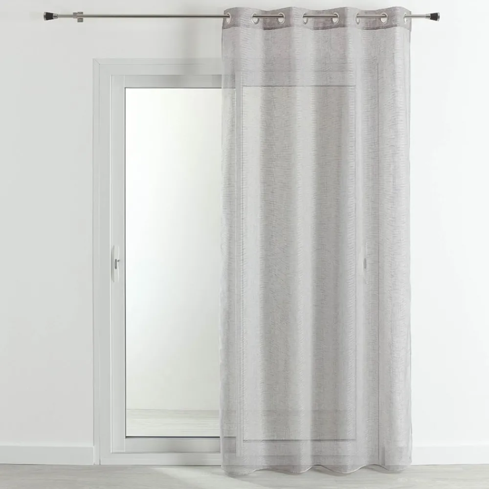 Becquet Voilage étamine œillets< Rideau Et Déco Textile|Décoration Textile Unie