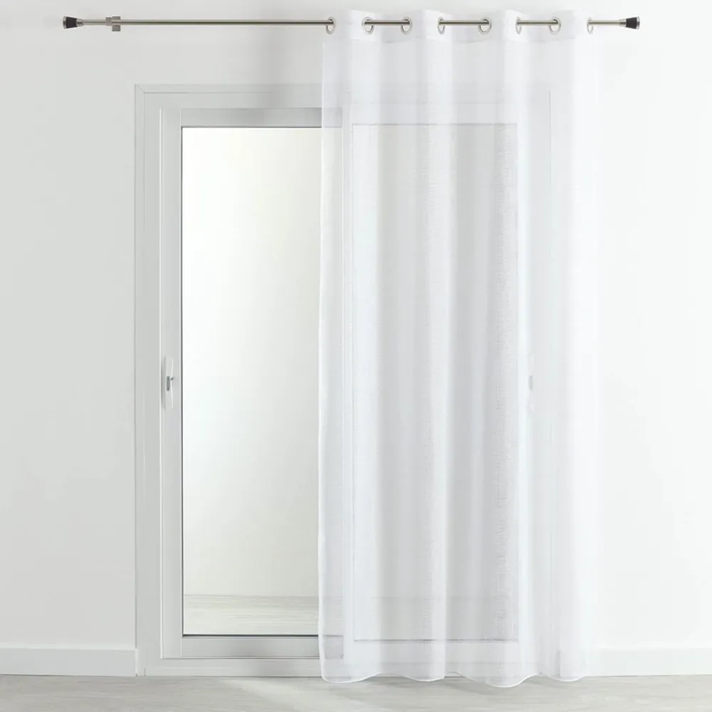 Becquet Voilage étamine œillets< Rideau Et Déco Textile|Décoration Textile Unie