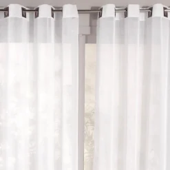 Becquet Voilage étamine œillets carrés< Rideau Et Déco Textile|Voilage, Panneau