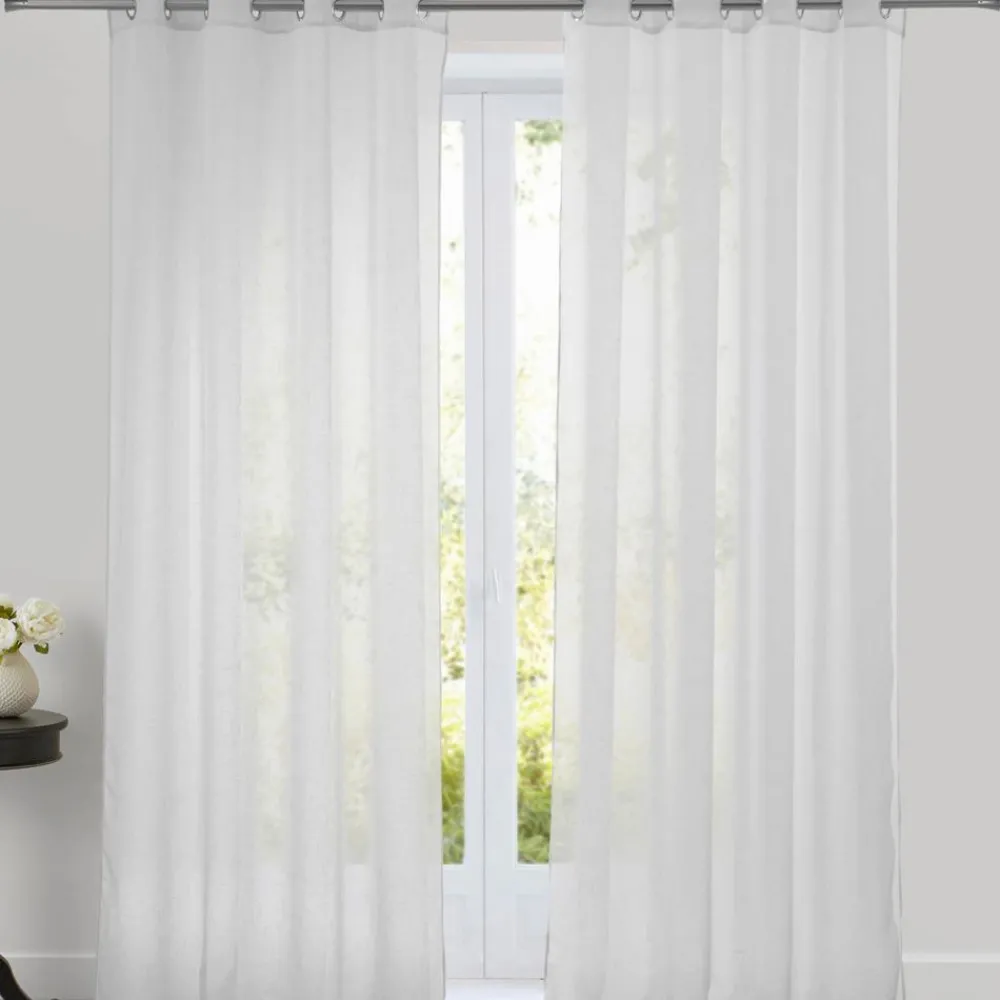 Becquet Voilage étamine tramée< Voilage, Panneau|Rideau Et Déco Textile