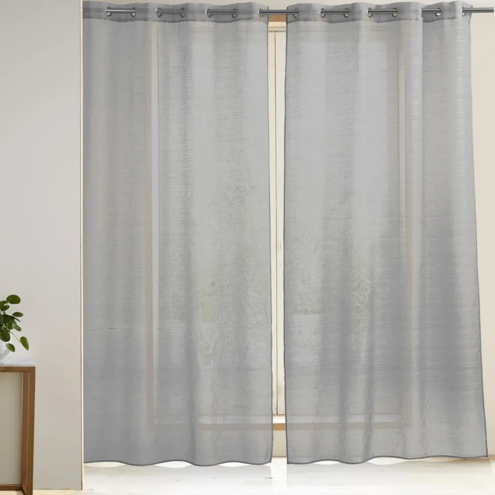 Becquet Voilage tissé jacquard< Rideau Et Déco Textile|Voilage, Panneau