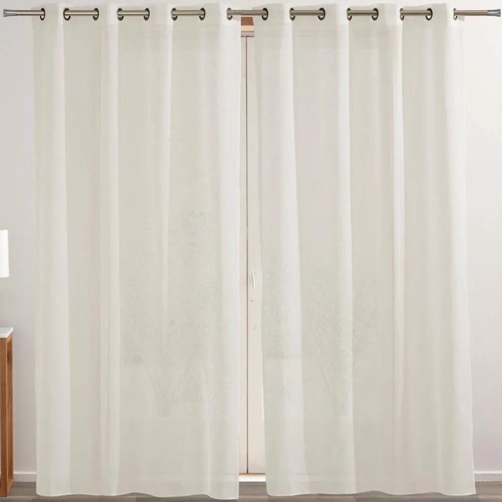 Becquet Voilage tissage fileté< Décoration Textile Unie