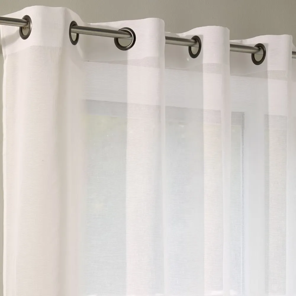Becquet Voilage tissage fileté< Décoration Textile Unie