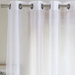 Becquet Voilage traitement "stop moustique"< Rideau Et Déco Textile|Décoration Textile Unie