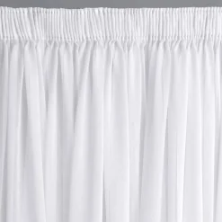 Becquet Voilage uni en étamine finition galon fronceur< Rideau Et Déco Textile|Voilage, Panneau